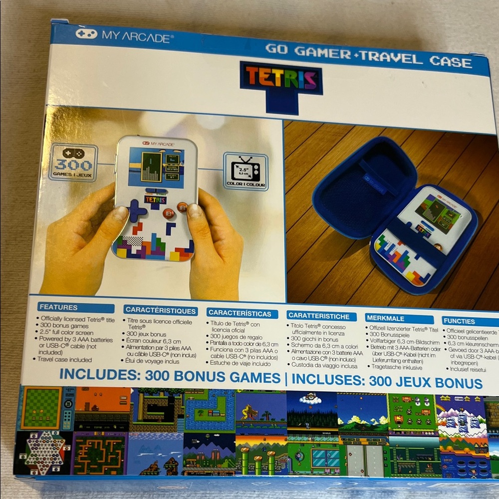 Arcade My Arcade Handheld Console - White and Blue - Picture 6 of 8